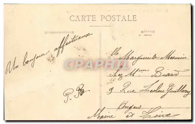 Camp de La Courtine (Creuse) - Avenida do Camp — L. Baron, Novas Galerias — Verso