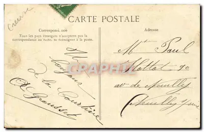 Camp de La Courtine — Les Selliers — W.D.C. n°3231 — Rückseite