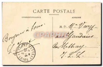 Camp de La Couristine (Creuse) — Canon 155 Rimaïlho — Édition Julian, Éditeur — Verso