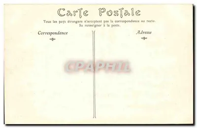 Campo de LA COURTINE — Visita dos Oficiais — Verso