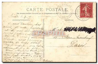 La Courtine (Creuse) — O Mess dos Oficiais e um canto do Campo — N.G. n°831 — Verso
