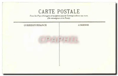 Sanatorio de Sainte-Feyre — La Loge del Conserje — Reverso