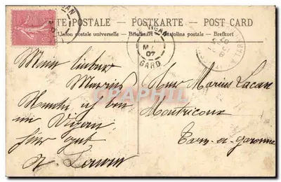 Le Vigan — O cavaleiro d'Assas — Edit. Crès, Kazar — Verso