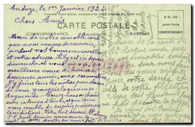 Anduze — Gardon e Planície de Labau — Editor não visível — Verso