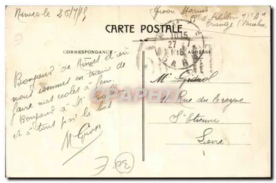 Porte-Bonheur z NIMES — Wydawnictwo Raymond, Nîmes — Rewers