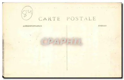Villeneuve-lès-Avignon — El Bautisterio de la antigua Cartuja — P. Ruaz, edición Marsella — Reverso