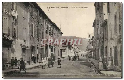 La Grand'Combe — Rue François-Beau — Editore Lipp & Saphier