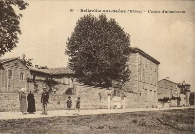 Belleville-sur-Saône (Rhone) — A fábrica de alumínio 'Luz' — editor 'Luz'