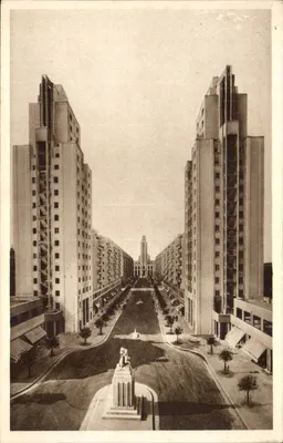 Villeurbanne (Rhône) — Novo Centro de Urbanismo — Avenida do Hotel de Ville — editor G. Arnaud, Paris, n° 625