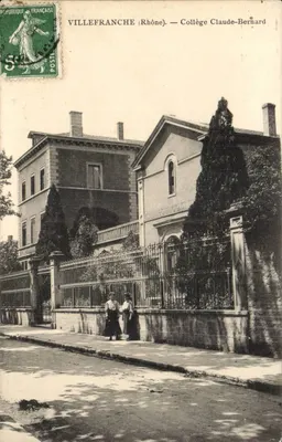 VILLEFRANCHE (Rhône) — Colégio Claude-Bernard — editor não visível