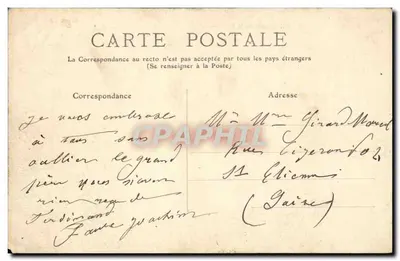 Oullins, Castello di La Bussière — Rodano — 375 — editore sconosciuto — Verso