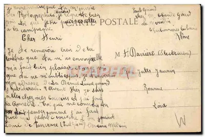 Charbonnières-les-Bains (Rhone) — As Corridas de Ânios. Steeple-Chase — n° 4812 — Verso