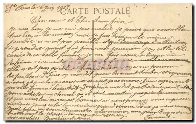 St-PONS (Rhône) — Fábricas de St-Gobain e linha do Chemin de fer P.L.M. — n°1644 — Verso