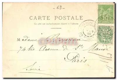 Villefranche-sur-Saône — Rue de la Sous-Préfecture — G. Belin, n°16 — Verso