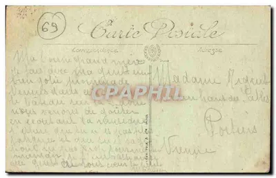 Arredores de Lyon — Ilha Barbe — O Ponte Suspensa — LL. — Verso