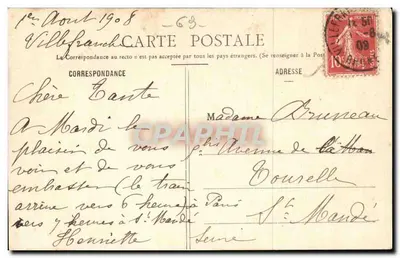 Zamek w Longsard — Arnas (Rhone) — G. Belin, Villefranche — Rewers