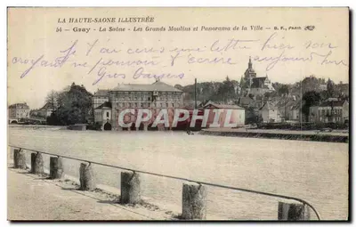 Gravy - A Saône - Os Grandes Moinhos e Panorama da Cidade — B.F., Paris