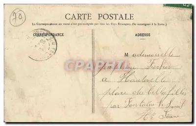 LUXEUIL-LES-BAINS (HTE-SAÔNE) — Casa do Cardeal Jouffroy — Editor A. Weich, n° 4171 — Verso
