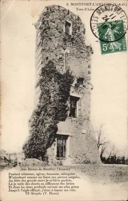Montfort-l'Amaury — Tour d'Anne de Bretagne — éditeur S.&O. n°6