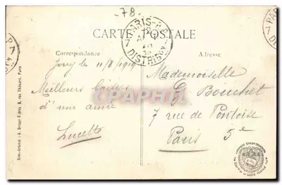 O Panorama de JOUY-EN-JOSAS — Mancel, editor — Jouy-en-Josas — Verso