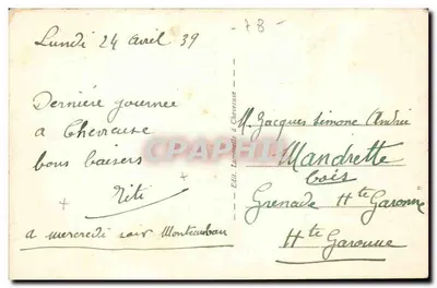 Vale de Chycreuse — Vista Geral de CHEVREUSE (S.-e-O.) — n°82 — Verso