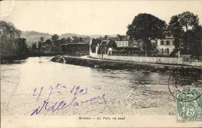 Meulan — O Portão, a jusante — Ed. POSTES