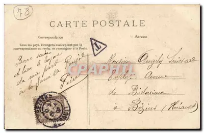 MAISONS-LAFFITTE — A Cavalaria no Campo — Os Cavalos na Corda — Livraria Maisons-Laffitte — Verso