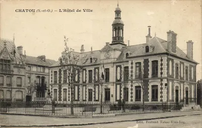 Chatou (S.-et-O.) — A Prefeitura — Edit. Fesland Tabac-Vins-Liq.