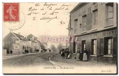 SAINT-CYR — A Bola de Ouro — Salão de 50 Co. Metayer Médicos Vinhos Restaurante