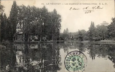 Le Vésinet — Lago Superior e Castelo de Água — E. L. D.