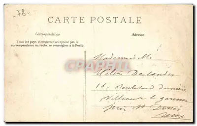 Le Vésinet — Lago Superior e Castelo de Água — E. L. D. — Verso