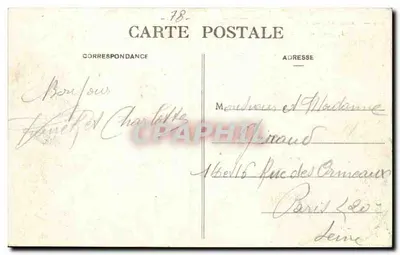 Vale de Chevreuse — L'Yvette no Molino de Chevreuse — Gautrot, edit., Chevreuse — Verso