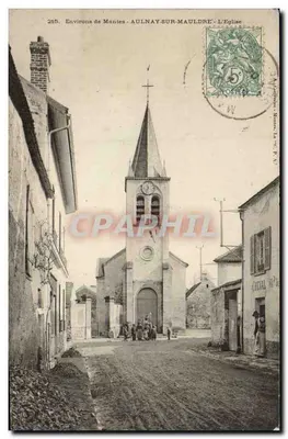 AULNAY-SUR-MAULDRE - A Igreja — editor Cherval, n° 215
