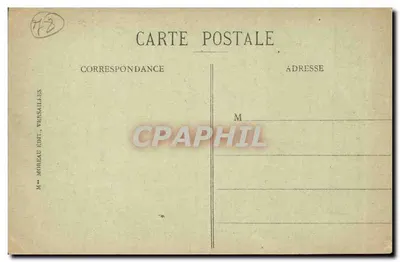 Pałac w VERSAILLES. - Galeria Szybkich - Sala Podpisu Pokoju z 1919 roku — Rewers