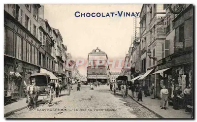 Saint-Germain — Rue du Vieux Maroche — Chocolat-Vinay, wydawca E.L.D. nr 37