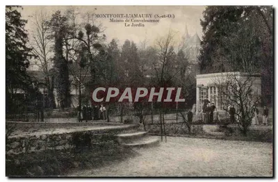 Montfort-l'Amaury (S.-et-O.) — Maison de Convalescence, Le Jardin — éditeur non identifié
