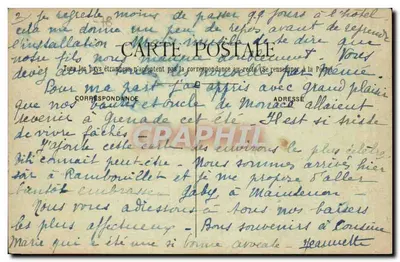 Velho arco na estrada da Abadia — Vaux-de-Cernay, Vienne — V.V. — Verso