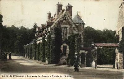 Vale de Chevreuse - Les Vaux de Cernay - Entrada do Castelo — Sini, Paris