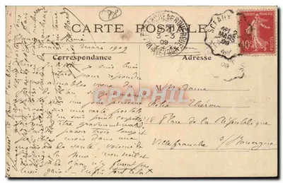 A Seine Pittoresca — 114. A Máquina de Marly — L. J. & C. Edit., Angoulême/Paris — Verso