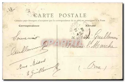 Maison-Laffitte (S.-et-O.) — O Hotel de Ville — B. F., Paris — Verso