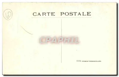Park zamku CHANTILLY — Wielka aleja — Wydawca ÉDIA PARIS-VERSAILLES, nr 102 — Rewers