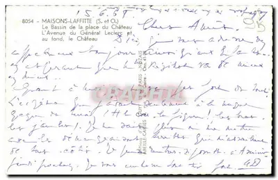 चैत्स के प्लेस के बैसिन — मैसन-लाफिट (दक्षिण-पश्चिम और पूर्व) — गुइ, संख्या 8054 — पीछे