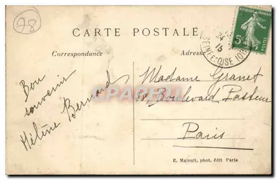 Les Cascades des Vaux-de-Cernay — E.M. n°2472 — Rewers