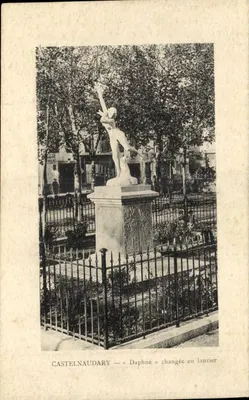 Castelnau d'Arriège — Estátua de Dafne transformada em louro — editor Solarnier
