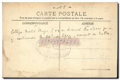 Narbonne, le 190 — Liceum Victor-Hugo — L. Janson, Wydawca — Rewers