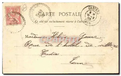 Cours de la République — Narbonne — L. Janson, wydawca, nr 143 — Rewers