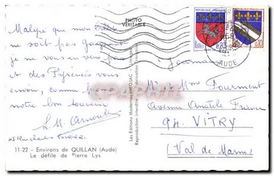 Górze Aude — widok panoramiczny — Wydawnictwo Héojac — Rewers