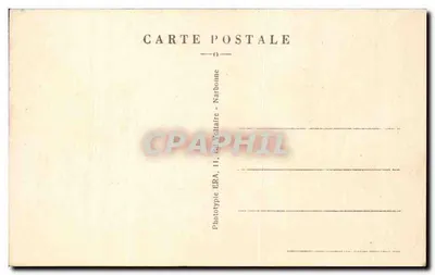 Peyriac-Minervois - Piazza del Comune — Edizione Raynier, n° 684 — Verso