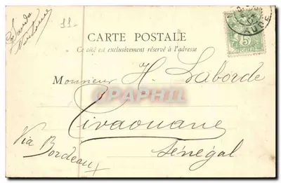 Narbona — Entrada a la Ciudad — Puente de la Concordia — Gerschel, París — Reverso