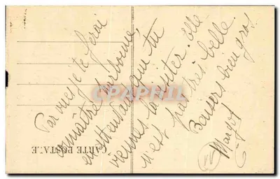 NARBONNE — Monument aux Morts — Editor BERSOY — Verso